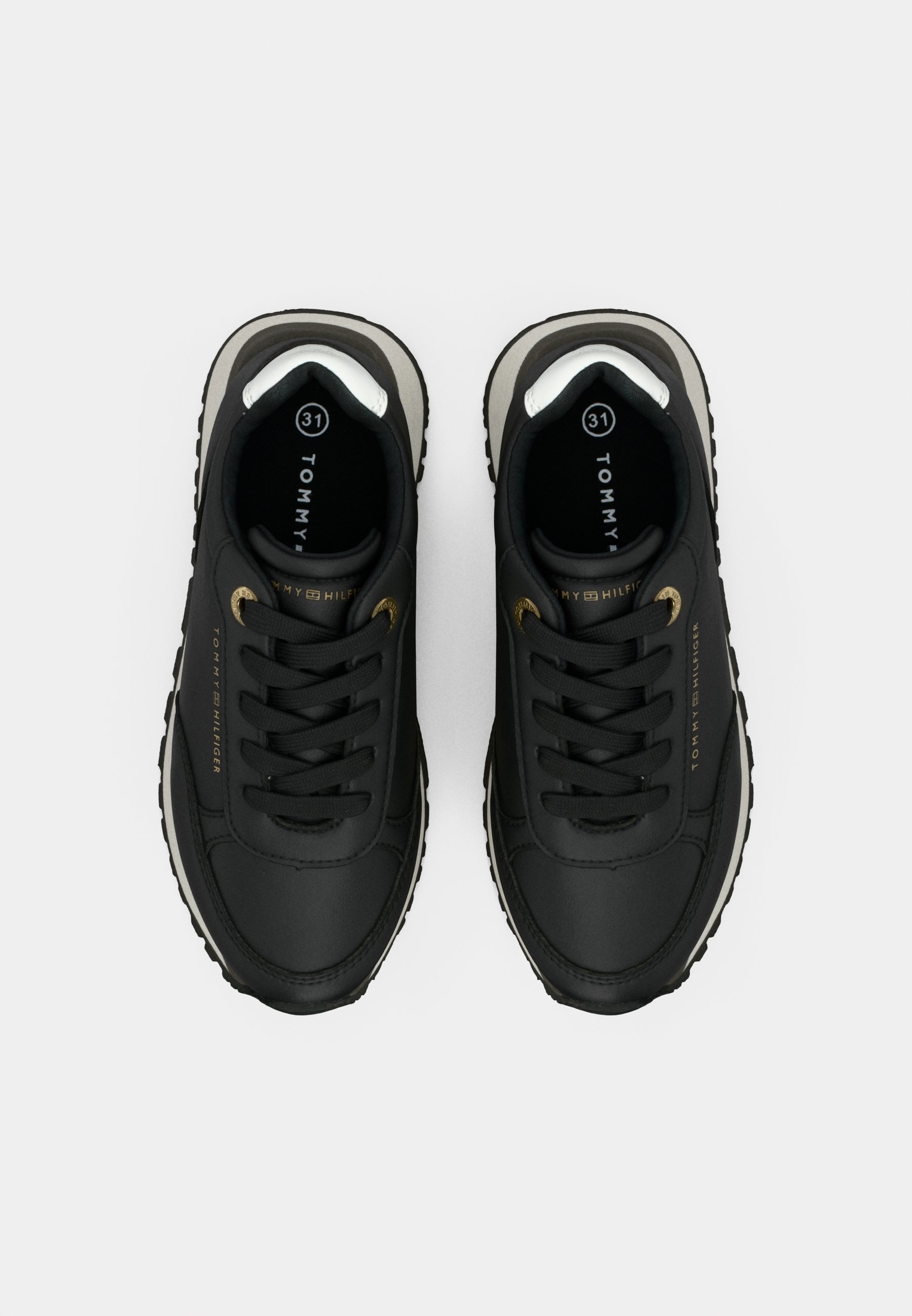 Tommy Hilfiger MIREN UNISEX - Sneakers - zwart/wit