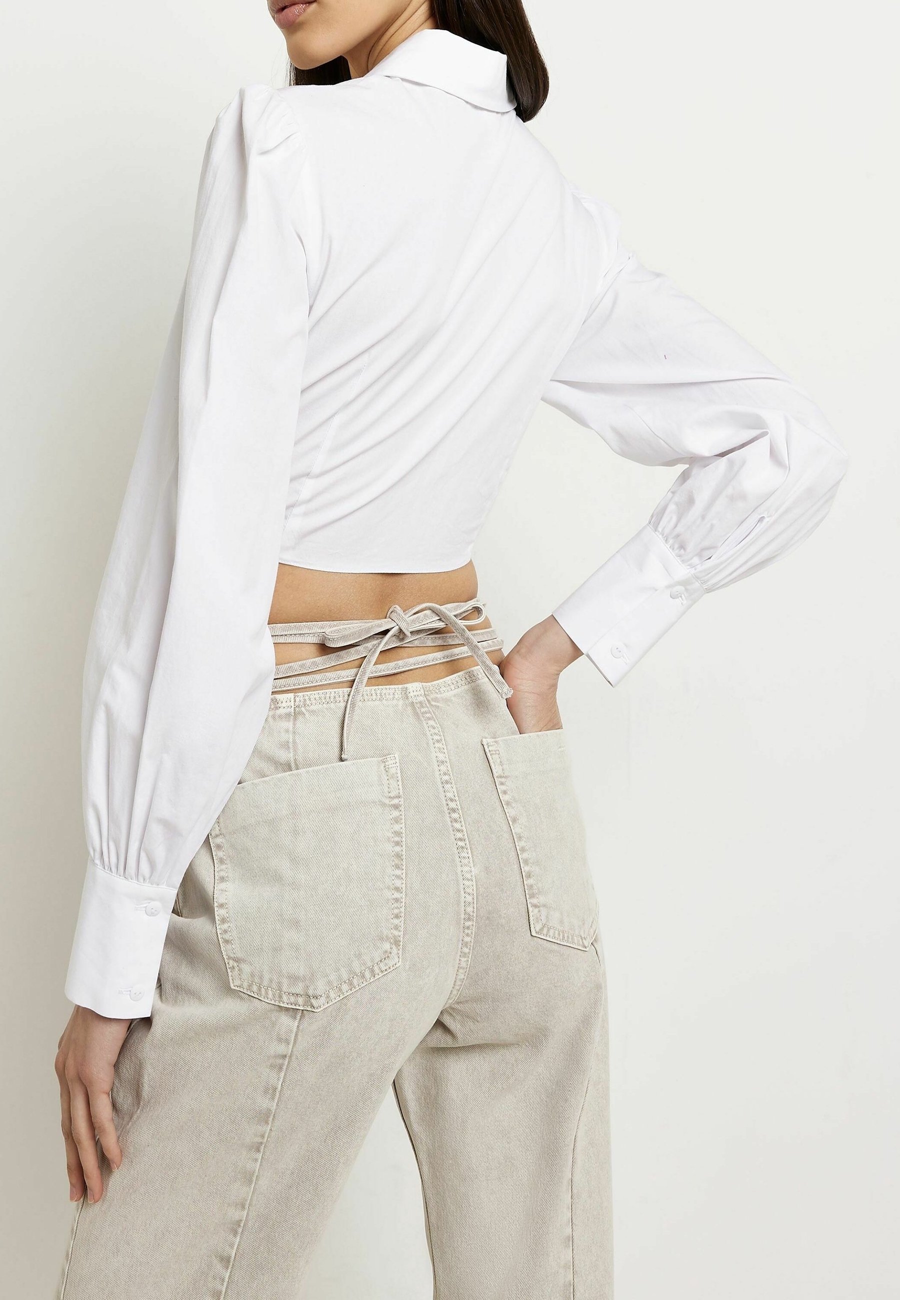Jean droit River Island - gris