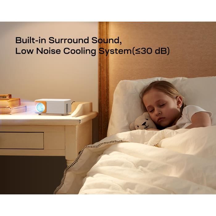 Vidéoprojecteur YOTON Y3 - Mini Projecteur 1080P - pour Home Cinéma 7500 Lumens - HDMI/USB/AV/Ordinateur