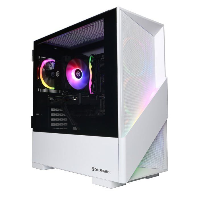 Computer da gioco CyberPowerPC - AMD Ryzen 5 9600X - NVIDIA RTX 5060 - SSD da 1 TB - 16 GB di RAM DDR5 - Windows 11