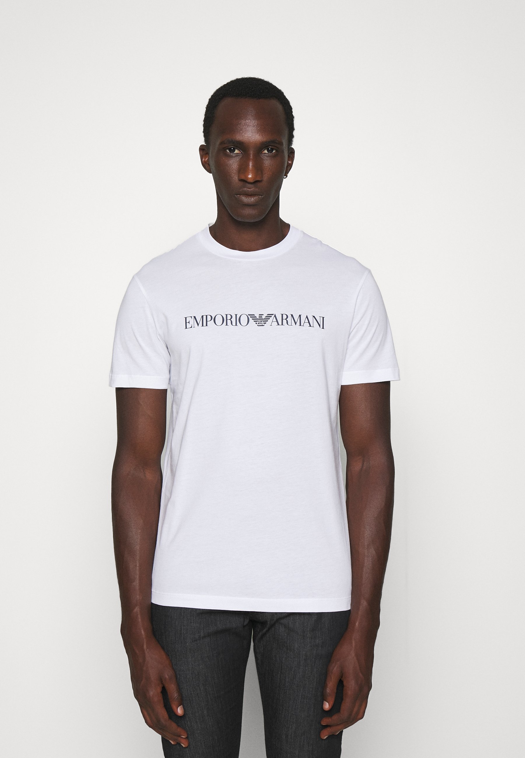 Emporio Armani T-shirt met print - bianco