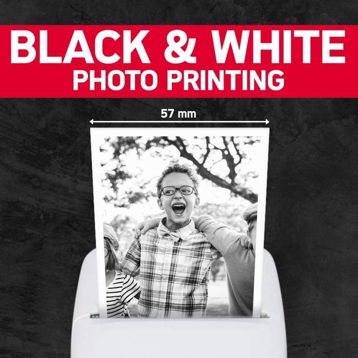 AGFA PHOTO Realipix Pocket P – Imprimantă foto termică portabilă fără cerneală - Imprimare alb-negru - Bluetooth - Alb