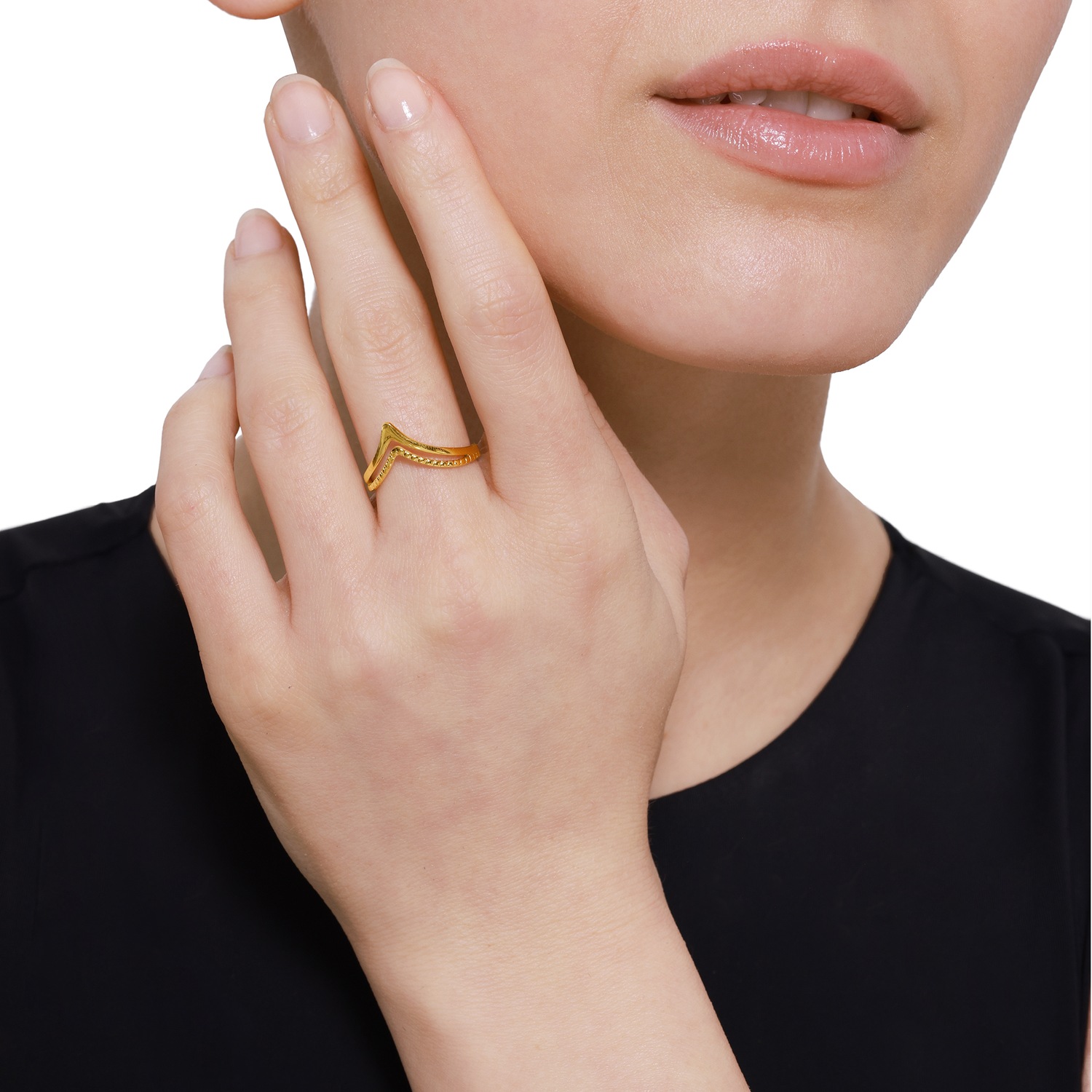 Heideman Bague Nolus couleur or