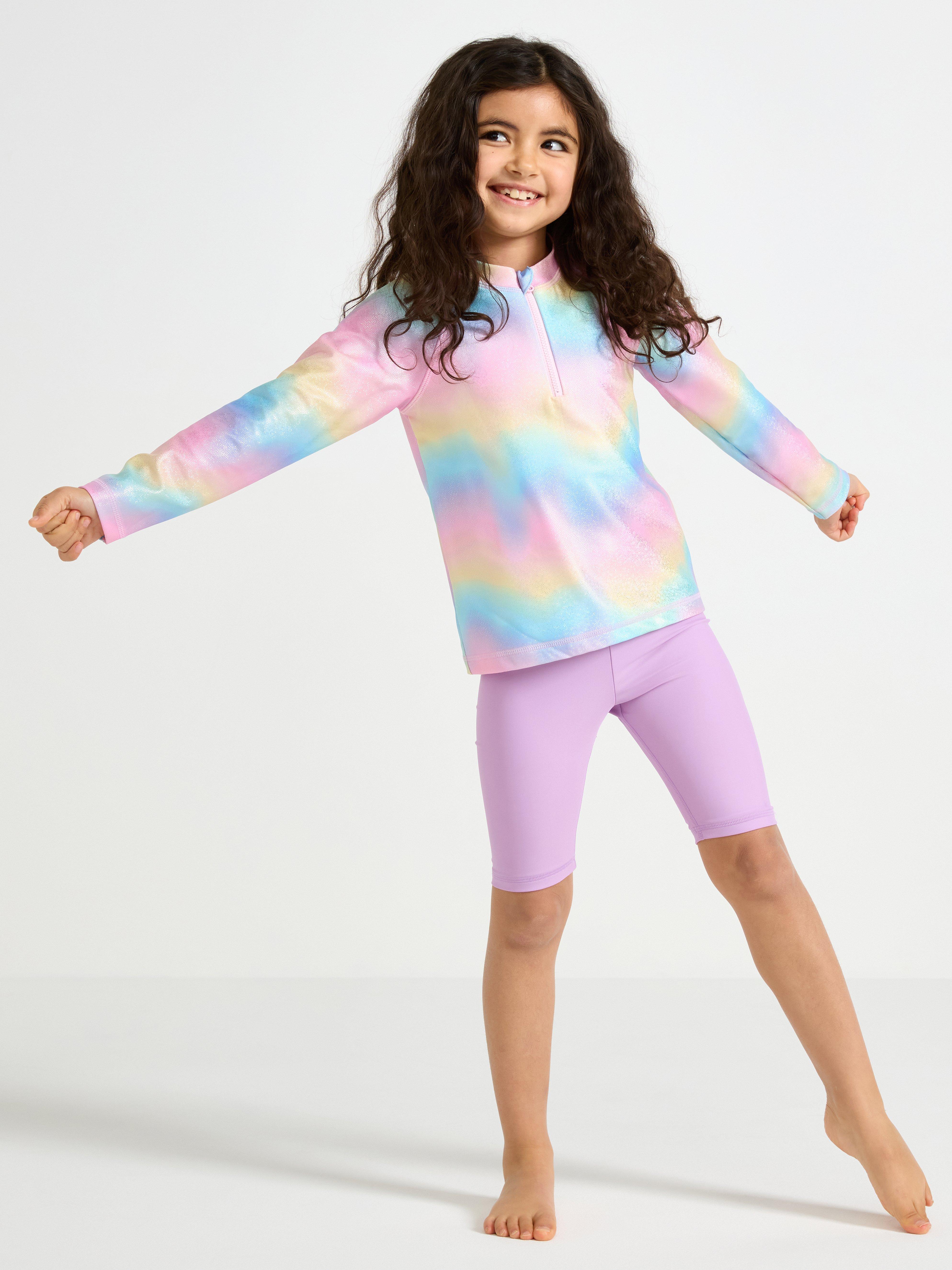 Haut scintillant avec protection UV Rose clair