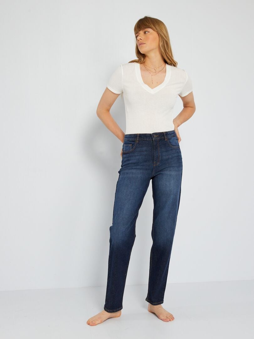 Pantalones vaqueros de corte regular - 32L - AZUL