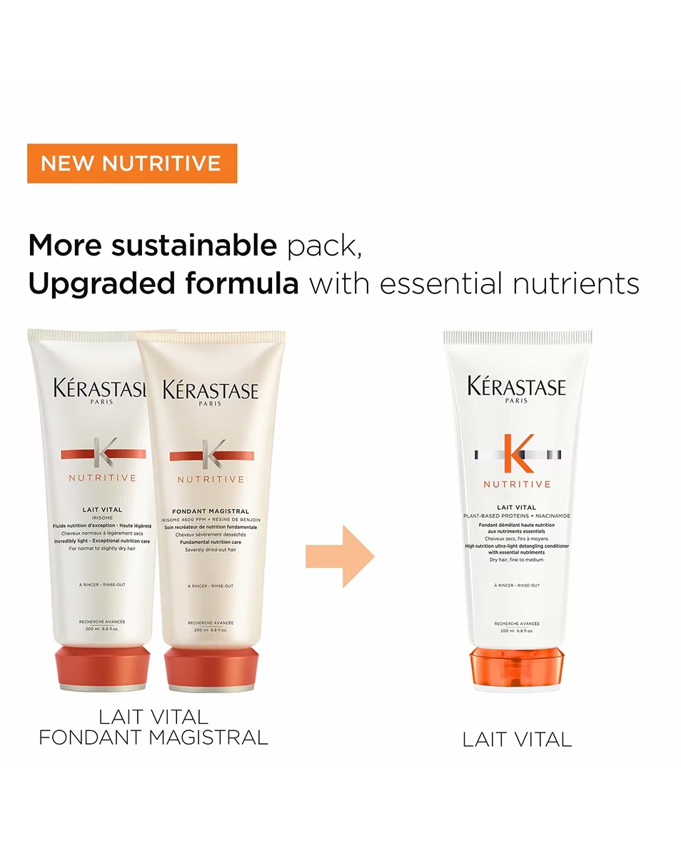Balsam descurcător ușor KÉRASTASE NUTRITIVE LAIT VITAL pentru păr fin/mediu uscat