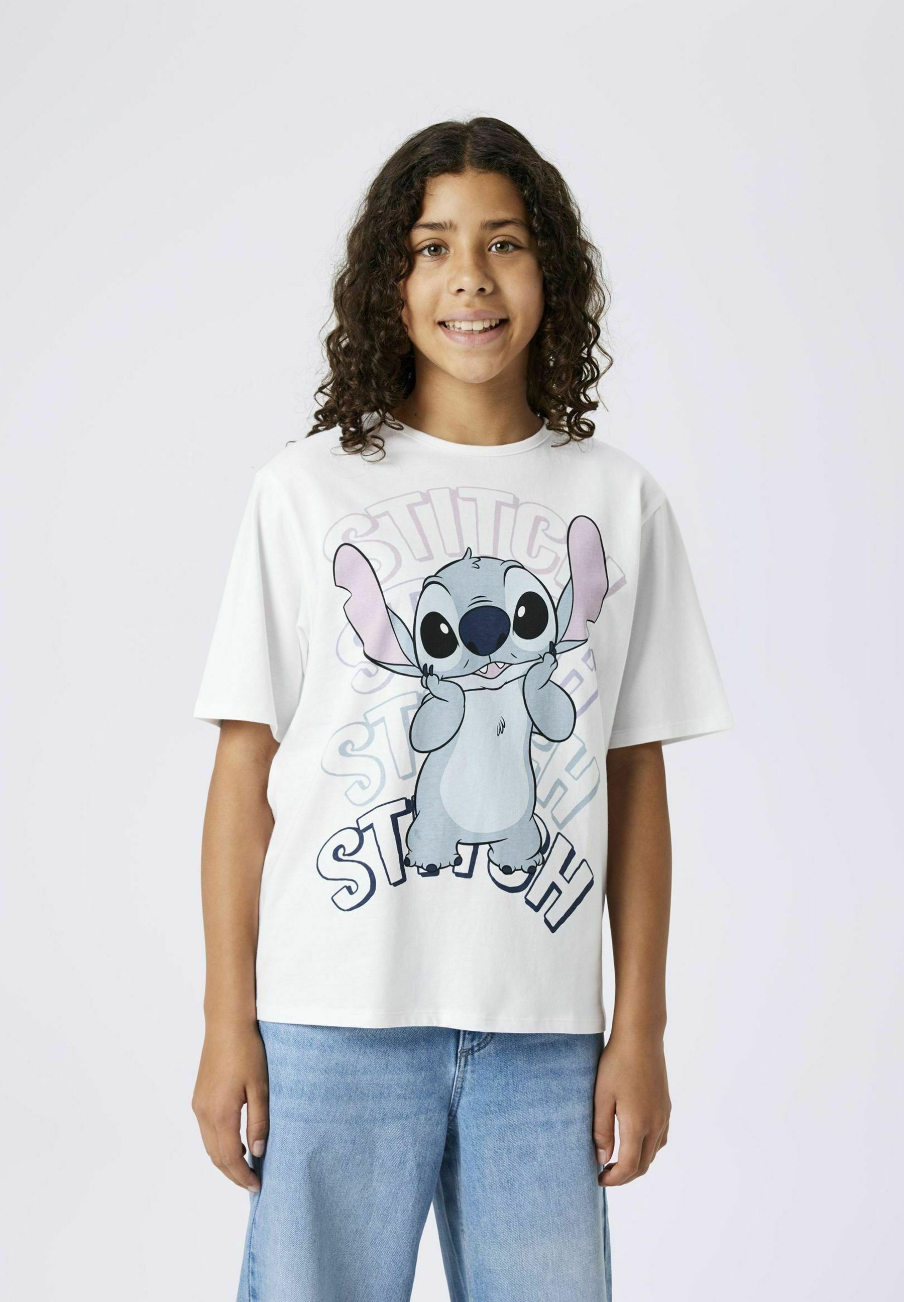 TWO SOON STITCH - T-shirt stampata - bianco brillante