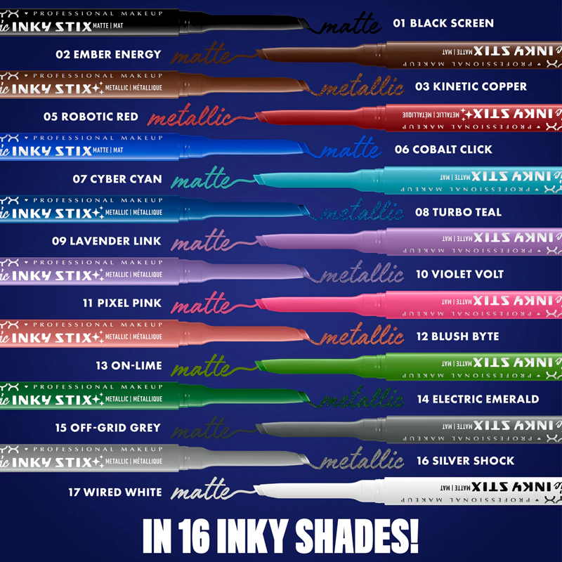 NYX Professional Makeup Epic Inky Stix eyeliner met żelu