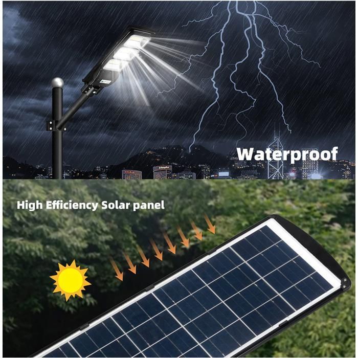 RobiCam Raptor 3 – Farola solar de 1200 W con detector de movimiento
