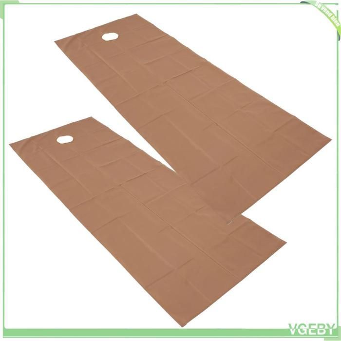 Fafeicy 2 piezas Sábana para camilla de masaje, sábana para cama de salón de belleza, funda para mesa de masajes, color café intenso