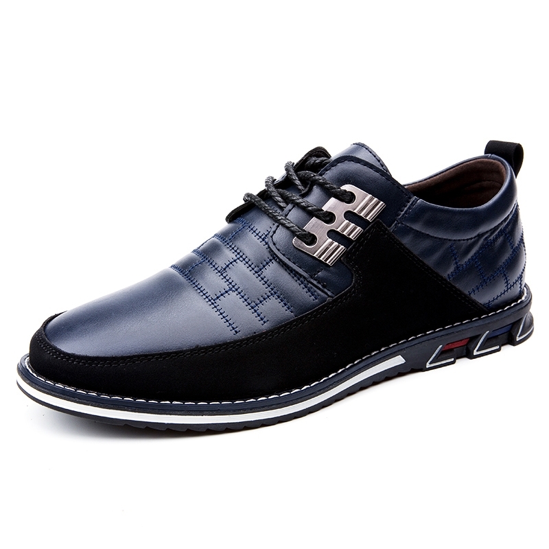 Sapatos masculinos de couro, modelo mocassim com cadarço, para o verão e outono de 2021, ideais para ocasiões formais e formais, incluindo casamentos e eventos sociais. Disponíveis nos tamanhos 38 a 48.