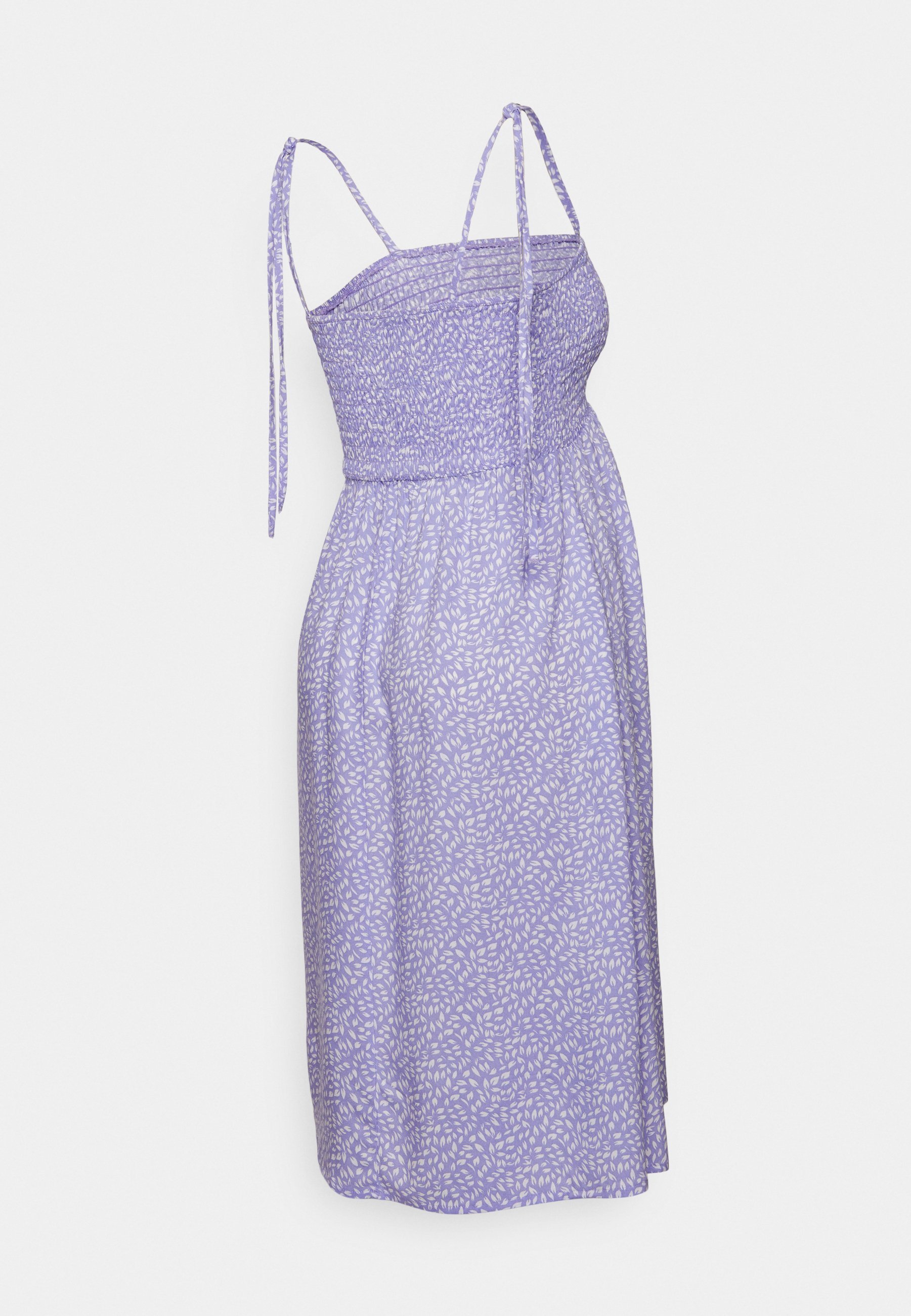 ABITO CINGHIA ONLY MATERNITY OLMZALLY LIFE - Abito da giorno - lavanda dolce/foglie bianche