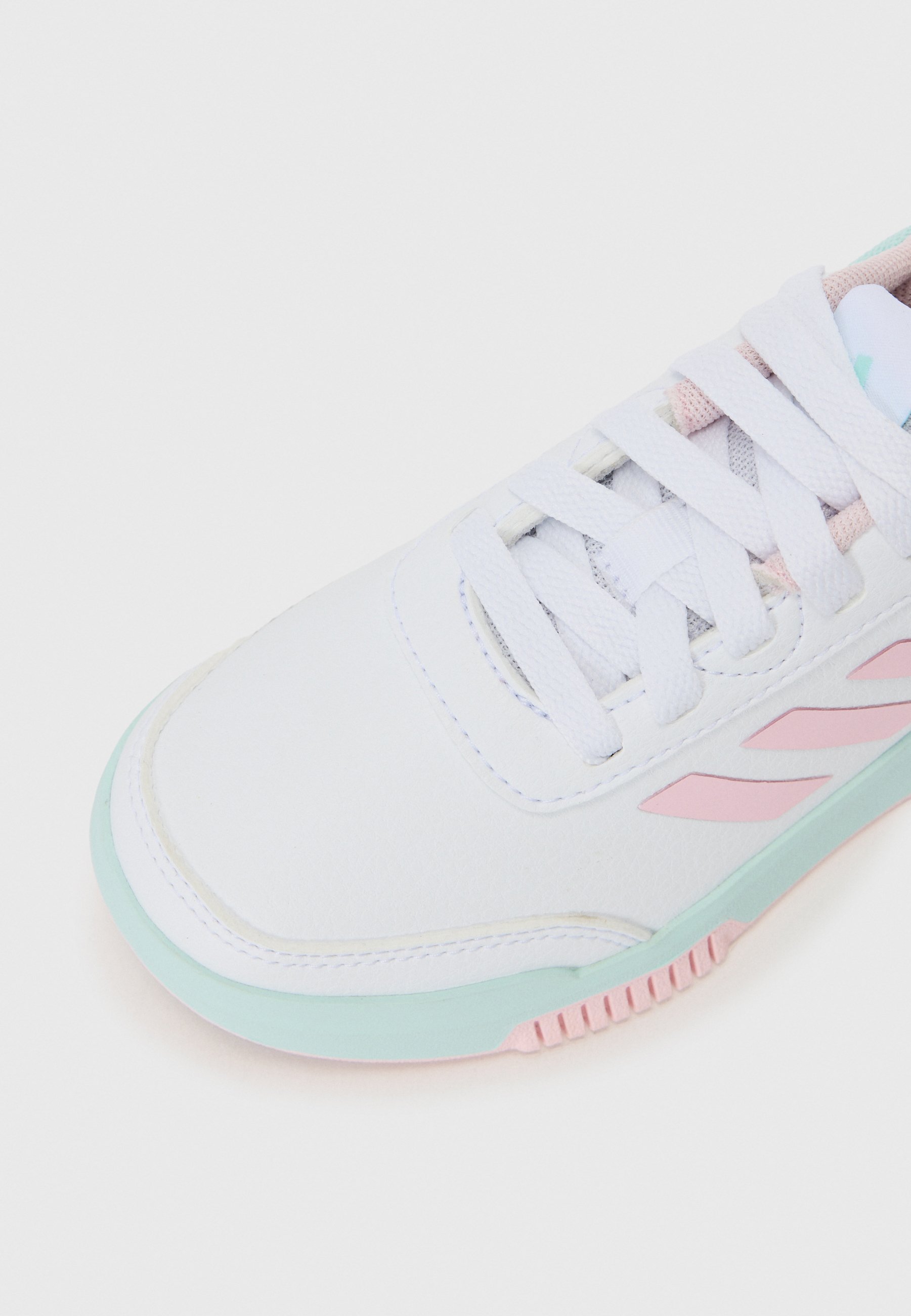 adidas Performance TENSAUR - Treenikengät - valkoinen/kirkas pinkki/puoliksi symmetrinen turkoosi