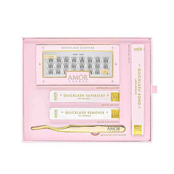 House of Amor - QuickLash Starter Kit - Gör-det-själv-ögonfransar 12mm