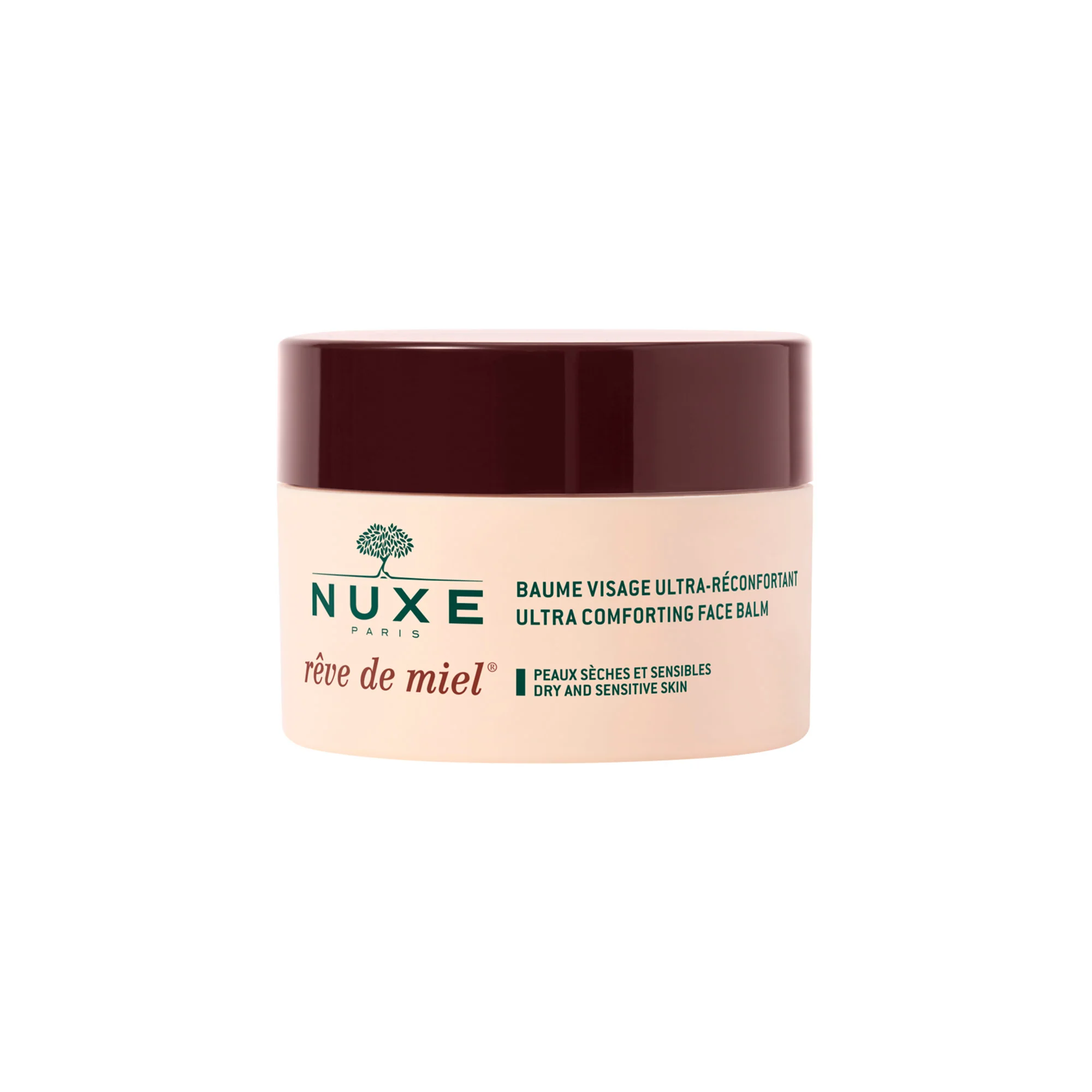 Reve de Miel Balsamo viso ultra-confort - Crema viso giorno nutriente, Crema viso giorno lenitiva, Trattamento Riparatore