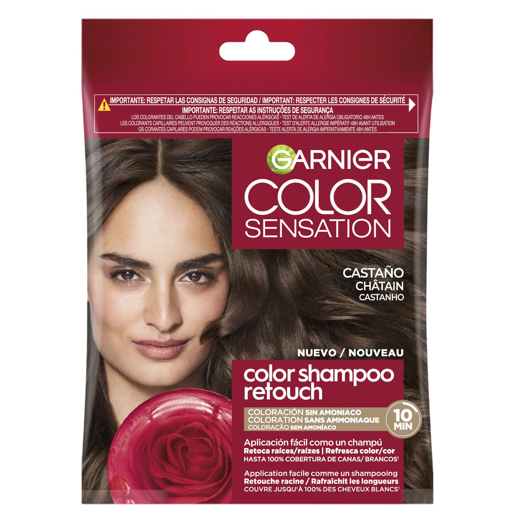 „Color Sensation Color Shampoo Retouch“ pusiau ilgalaikiai plaukų dažai be amoniako Spalvų vonios