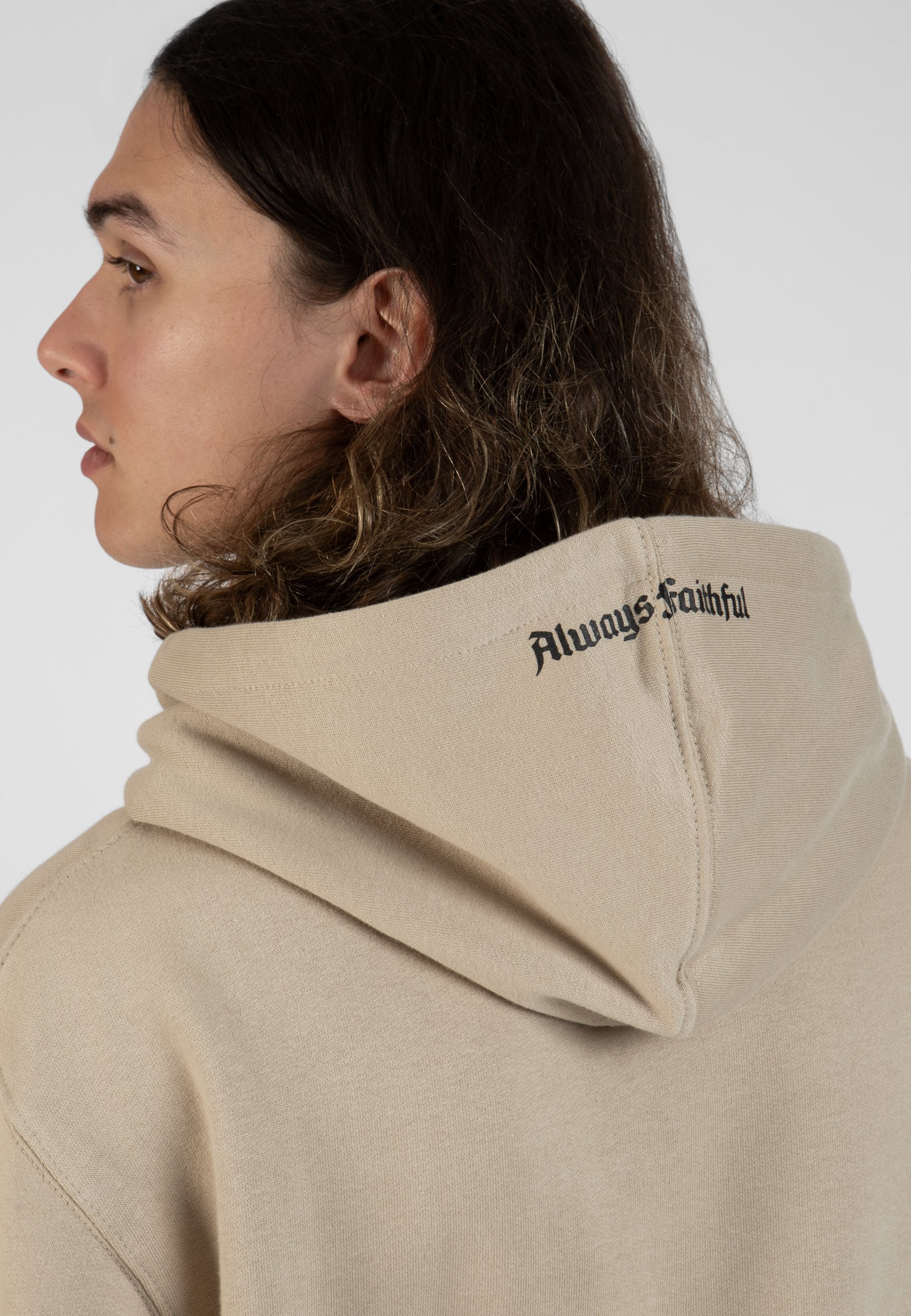 Felpa con cappuccio e zip Wasted Paris UNISEX - Felpa con zip - sabbia