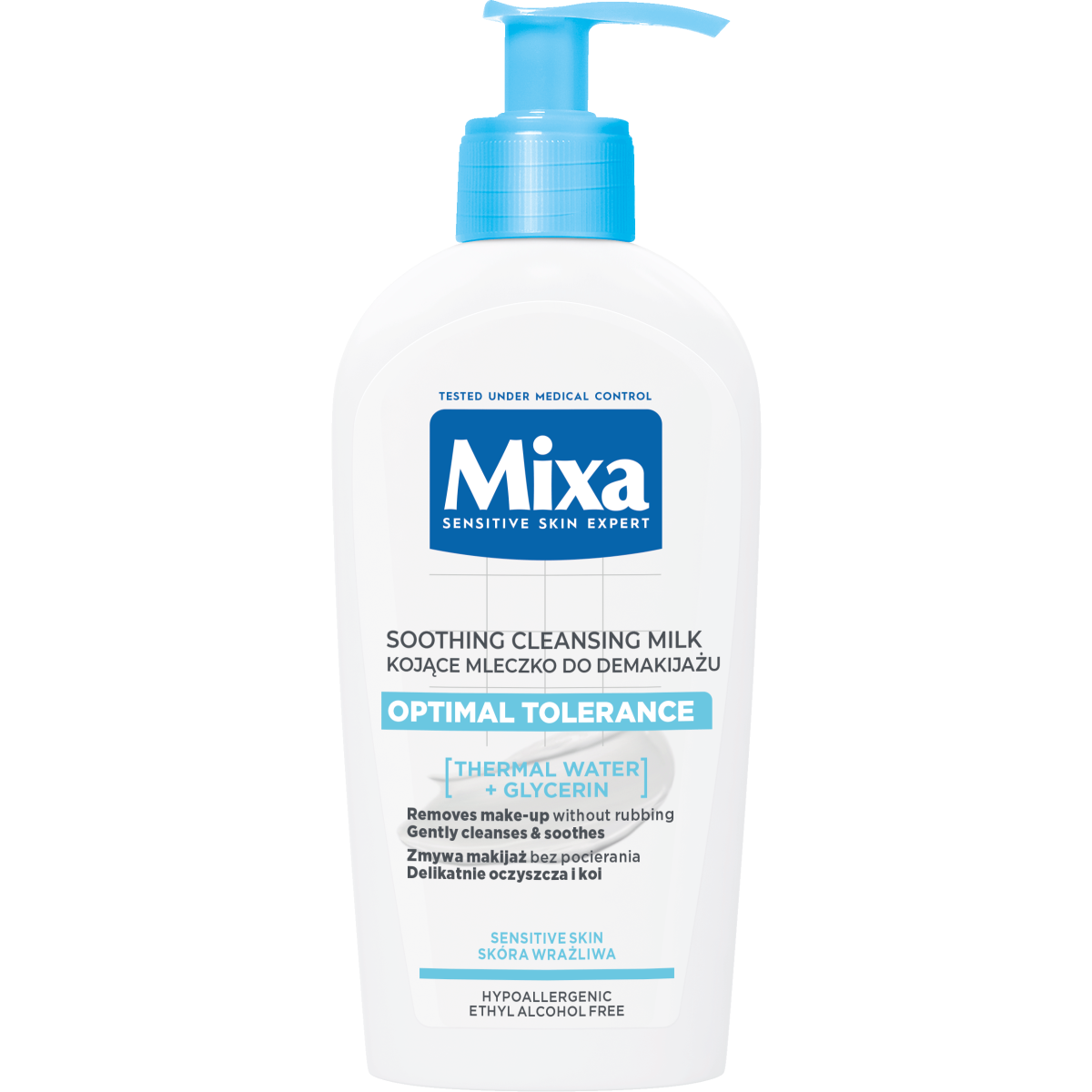 Mixa Makeup Remover Milk för känslig hud 200ml Optimal Tolerans