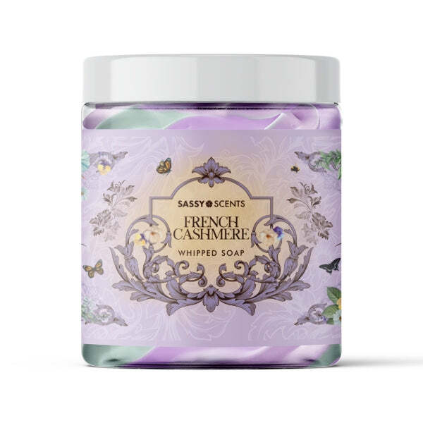Jabón batido de cachemira francesa Sassy Scents 115 g