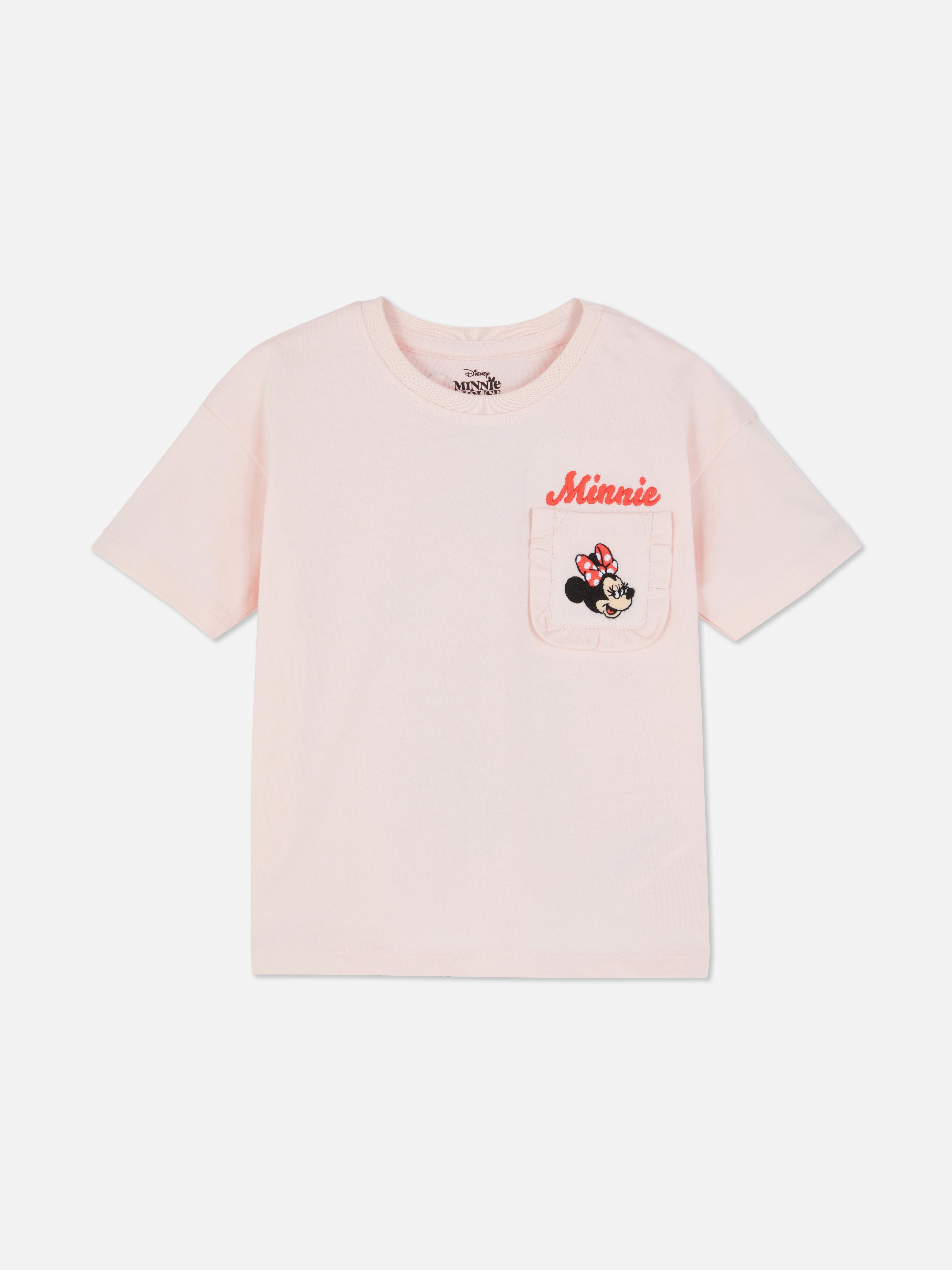 Disney Minnie egér mintás póló Kagylós zsebbel és elöl-hátul Minnie egér mintával