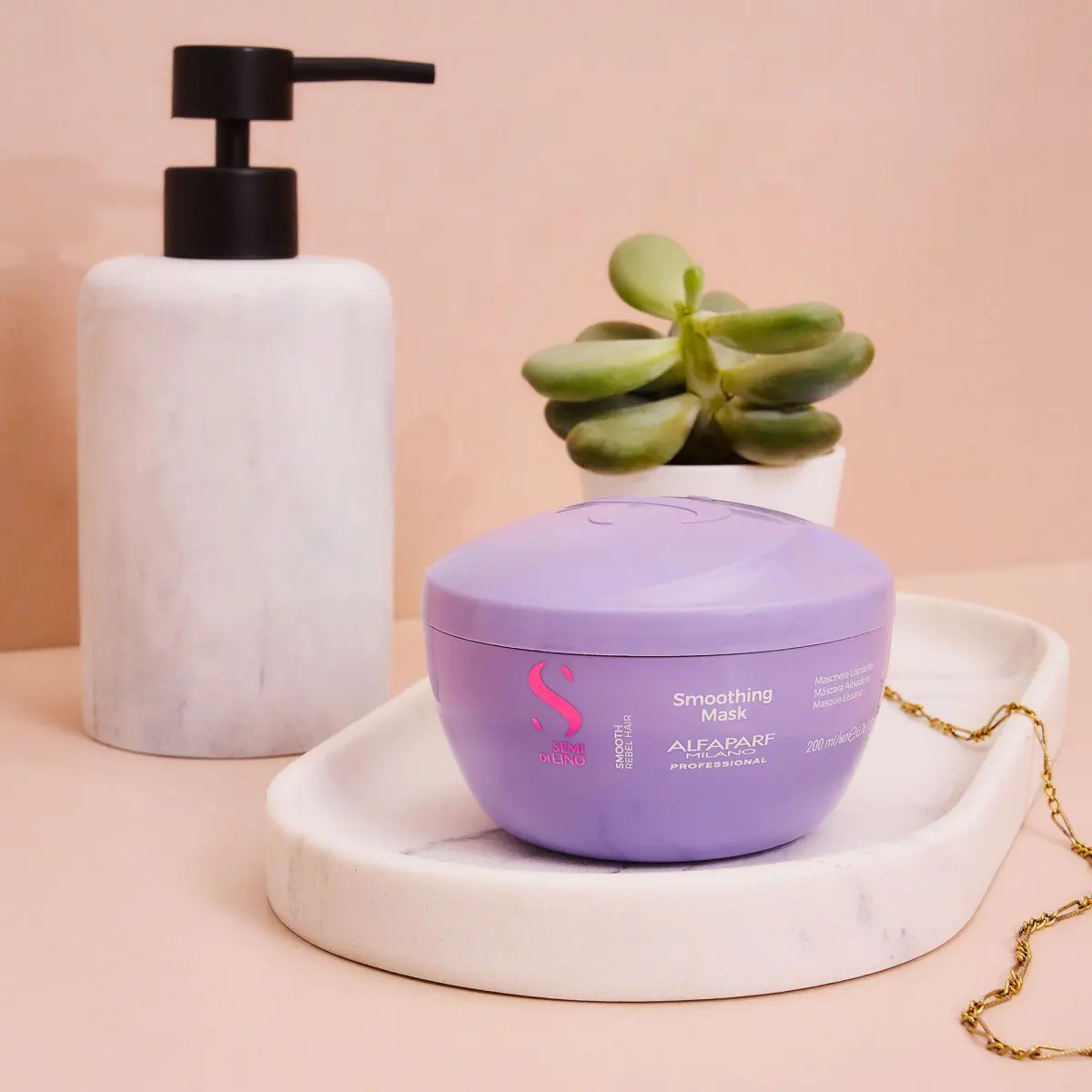Alfaparf Milano Semi Di Lino Smoothing Maska do włosów, 200 ml