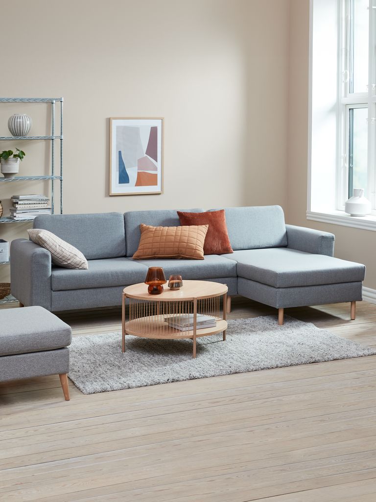 SVALBARD sofa s SVALBARD dnevnim ležajem, svijetlosiva