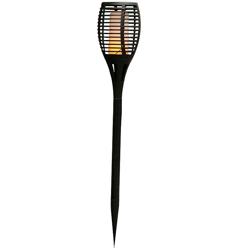 Buitenlamp van 78 cm met vlameffect, werkt op zonnecel.