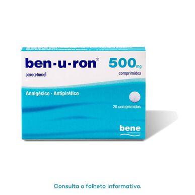 Ben-u-ron Ben-u-ron 500 mg 20 tablečių 20 tablečių