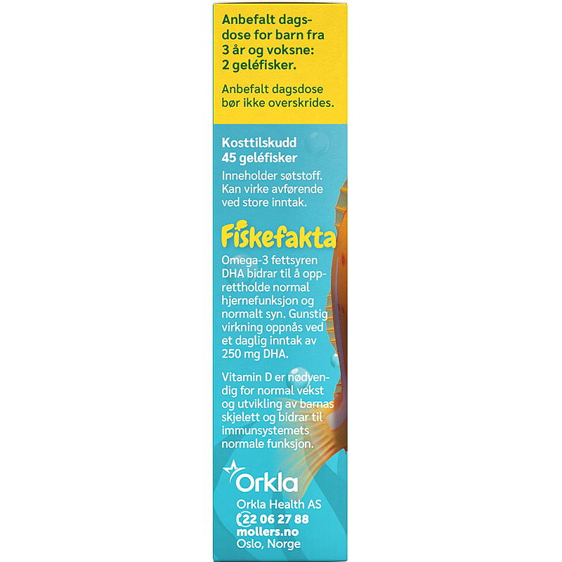 Möller's Möller's Omega-3 45 stk. fiskefrugter