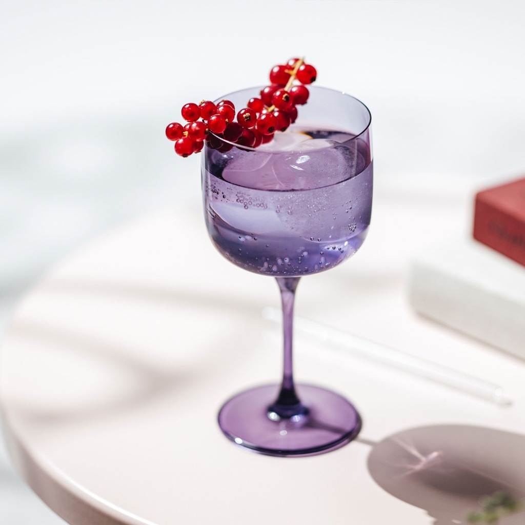 Villeroy & Boch vīna glāžu komplekts, 2 daļas, krāsa: lavanda (1 daļa)