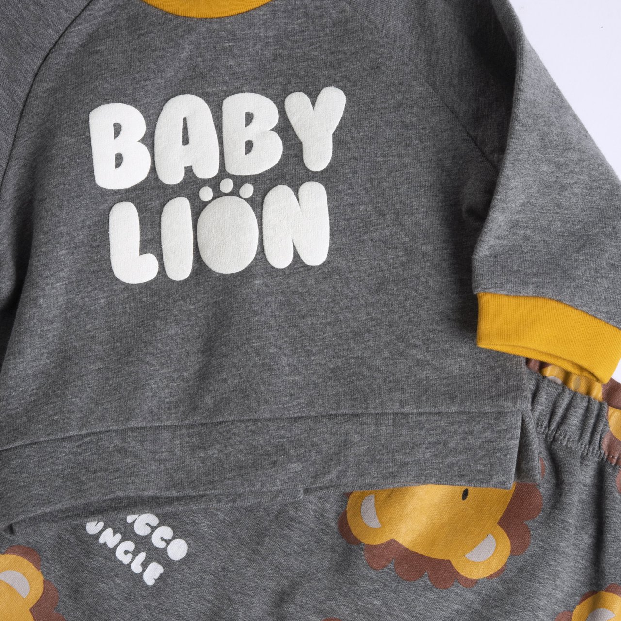 Löwen-Sweatshirt und Hosen-Set