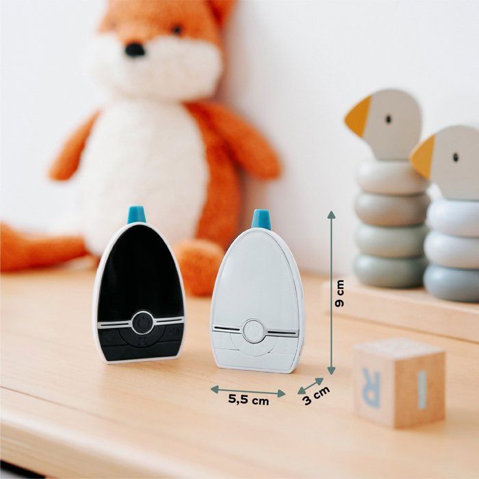 Baby monitor - BABYMOOV - Portata 1000 m - Audio Expert Care - Basse emissioni di radiazioni - Rilevatore di movimento e funzione walkie-talkie