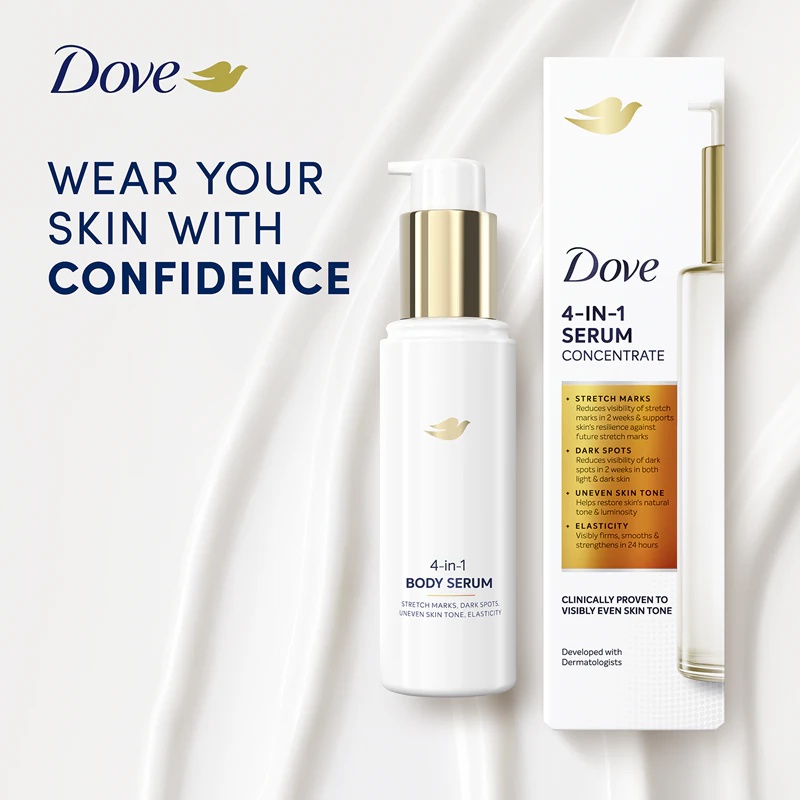 „Dove 4-in-1“ kūno serumas