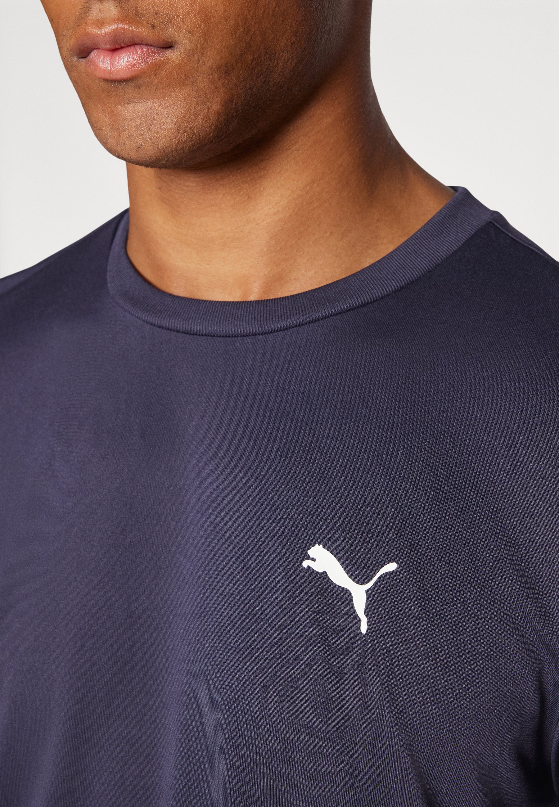 Puma SMALL LOGO TEE - Tricou sport - new navy