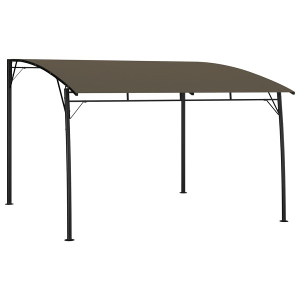 Zadaszenie ogrodowe Taupe 3 x 3 x 2.55 m Poliester vidaXL