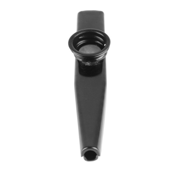 Kazoo portátil SALALIS, Kazoo de metal, Kazoo ligero de aluminio, Kazoo portátil, Compañero de guitarra, Instrumento de flauta, Instrumento de ukelele, Negro