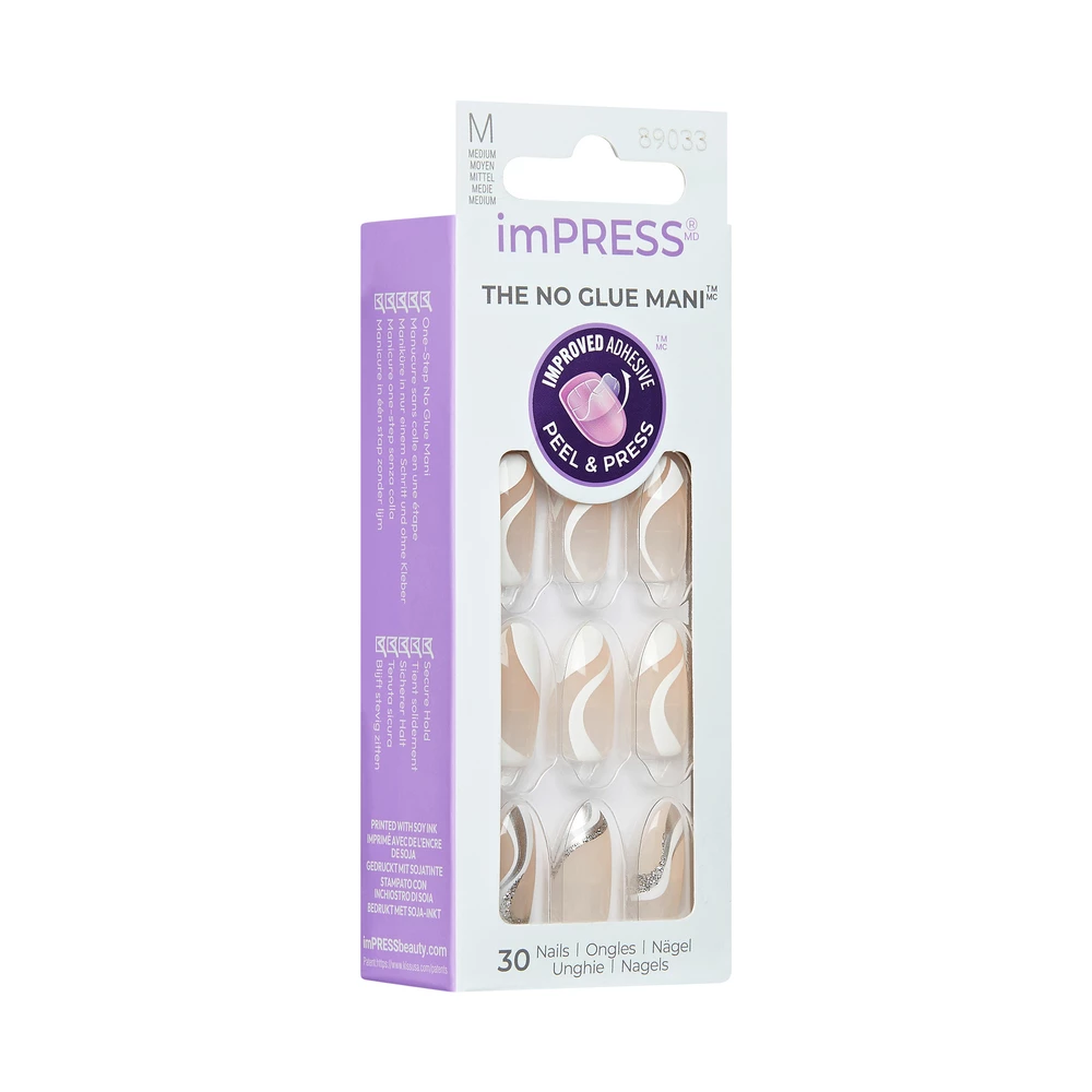 ImPRESS Műköröm - On My Mind 30 db - Kiss