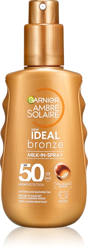 Garnier Ambre Solaire Ideal Bronze įdegio pienelio kūno purškalas