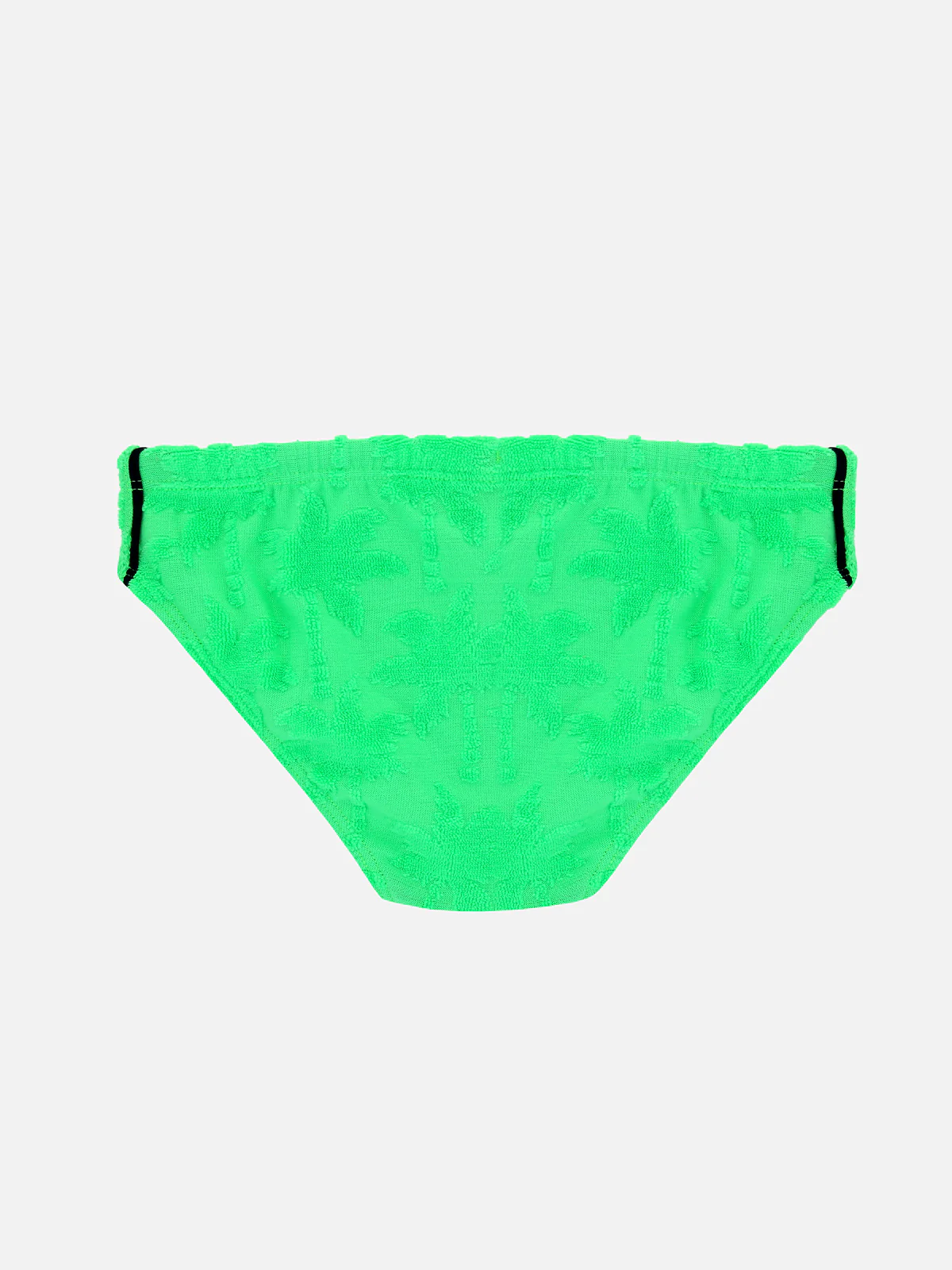Slip da bagno Billy in spugna con lavorazione palme in rilievo