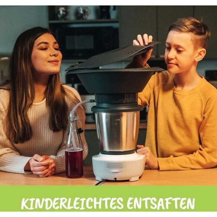Estrattore di succo a vapore - Virex® - Compatibile con Thermomix TM6 e TM5 - Estrazione simultanea - Succhi naturali in 100 minuti