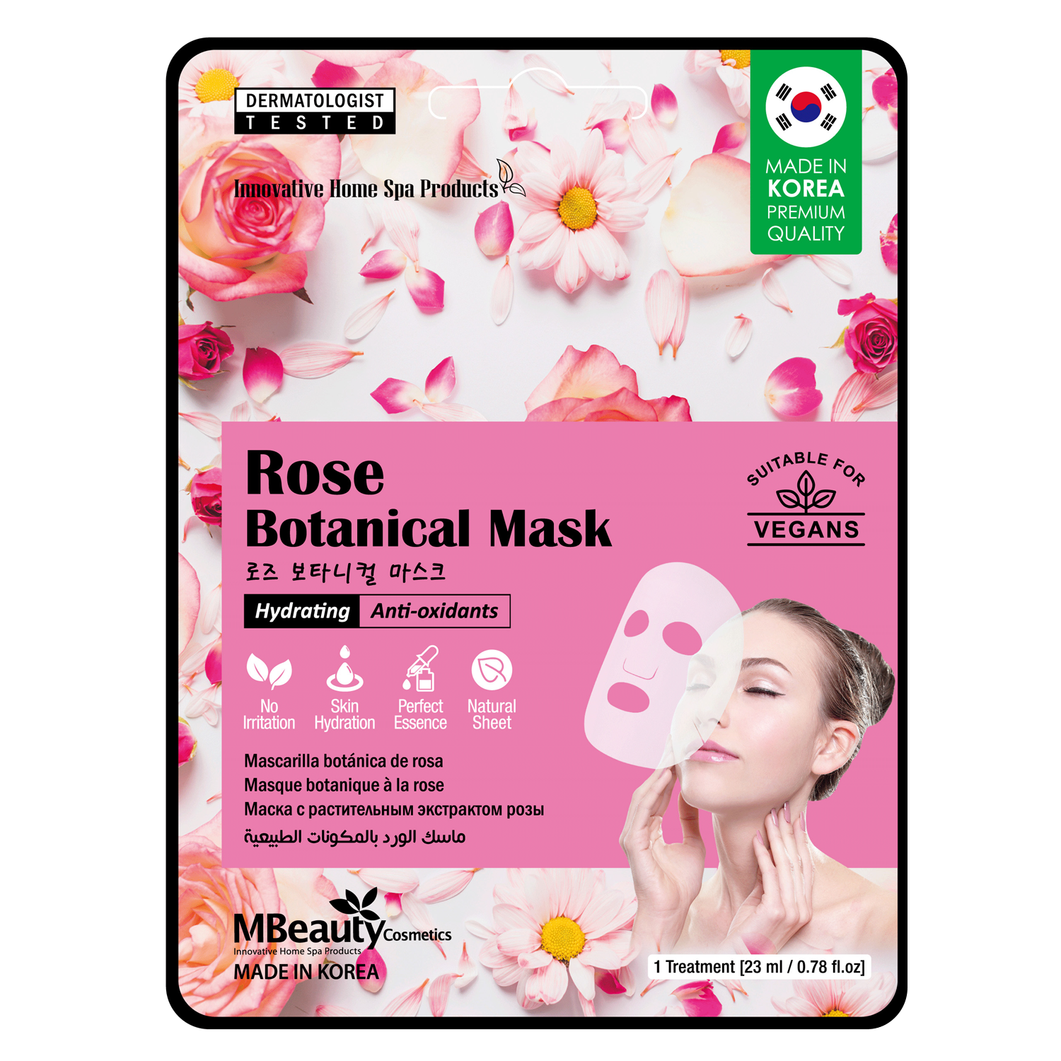 MBeauty Ružina botanička maska