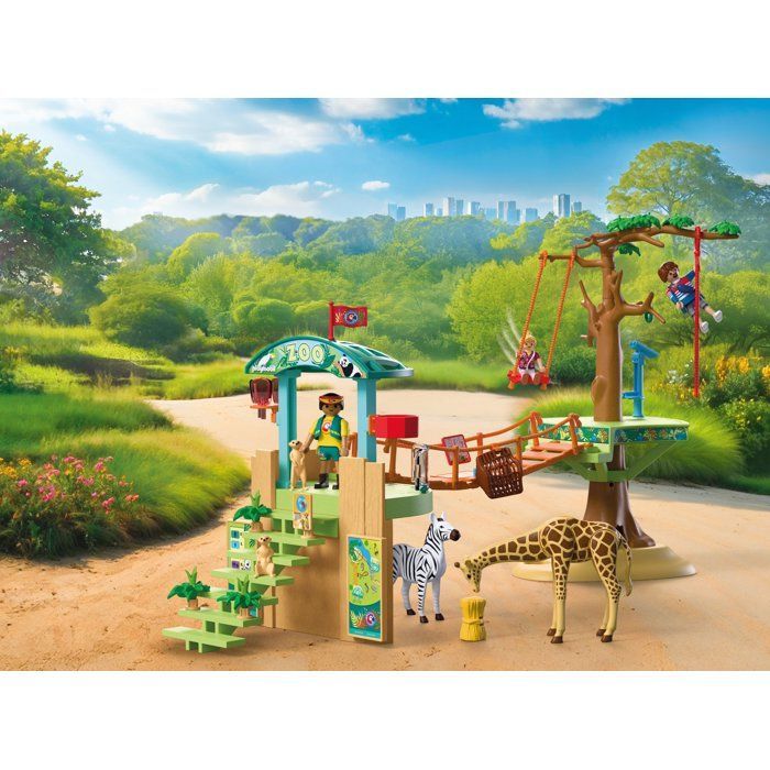 Playmobil 72070 Zoo: Adventure Park in the Middle of Wild Animals