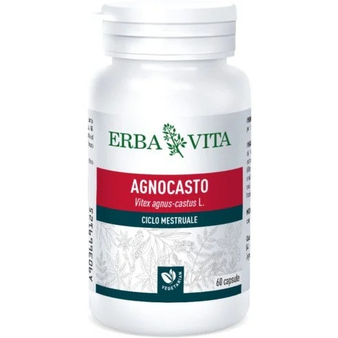 ERBA VITA voedingssupplement met frambozensmaak, 60 capsules, voor menstruatieklachten