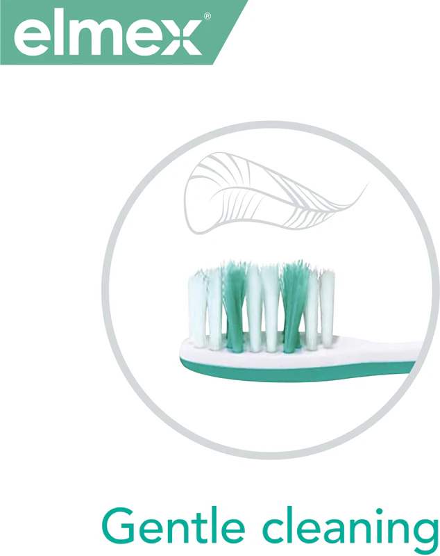Escova de dentes Elmex Sensitive extra macia