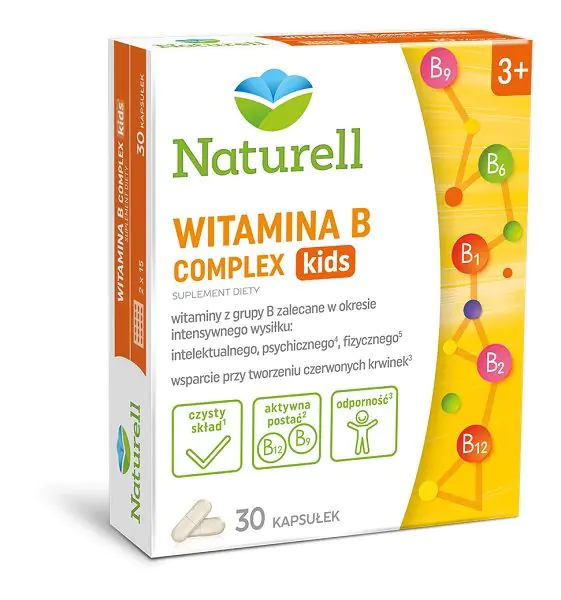 Naturell Witamina B Complex Kids, Kapsułki