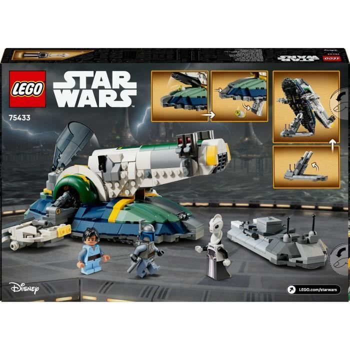 LEGO Star Wars 75433 L’Attaque des Clones Le Vaisseau de Jango Fett - Jouet dès 9 ans