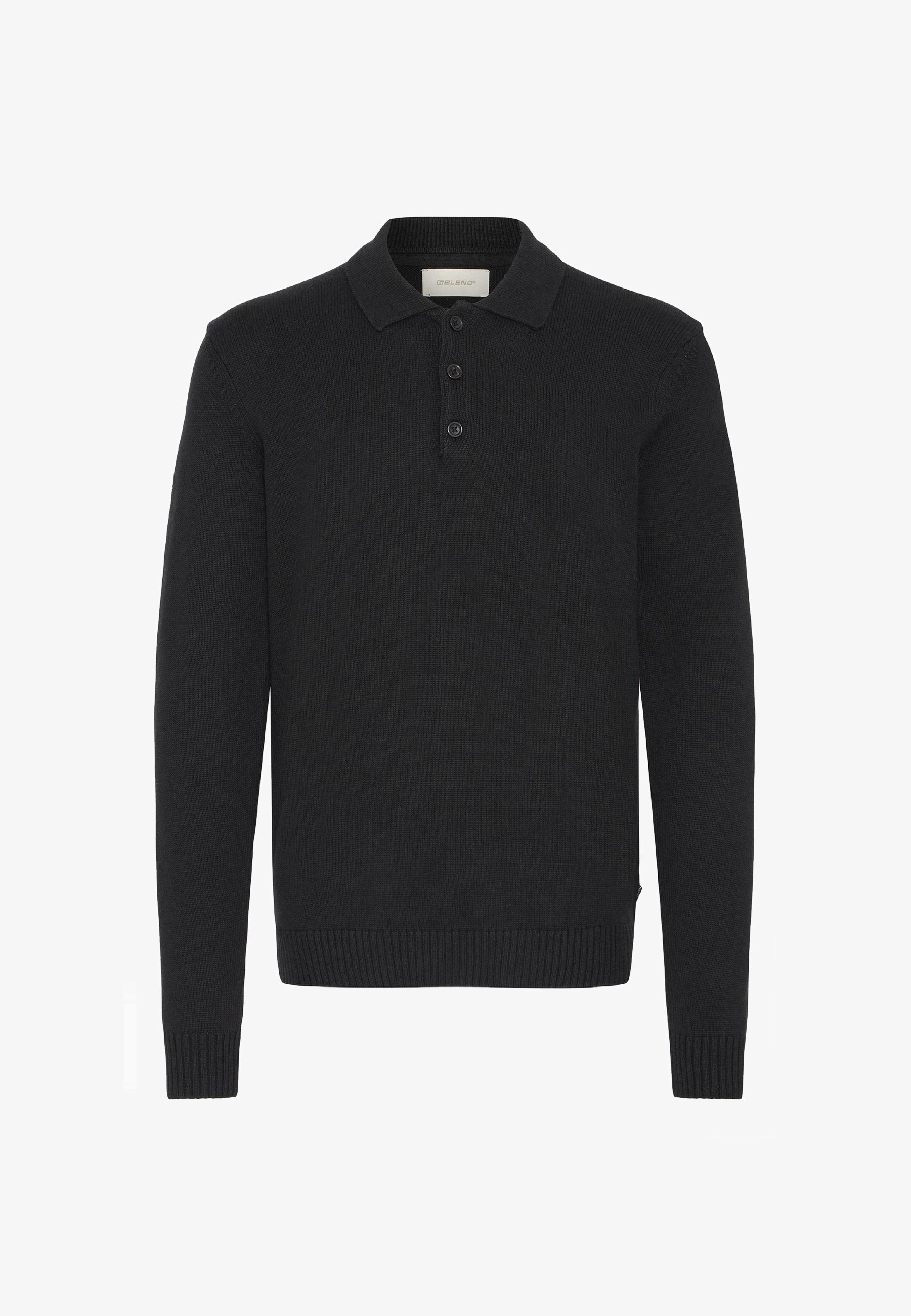 Blend BHDENO POLO - Pullover - schwarz