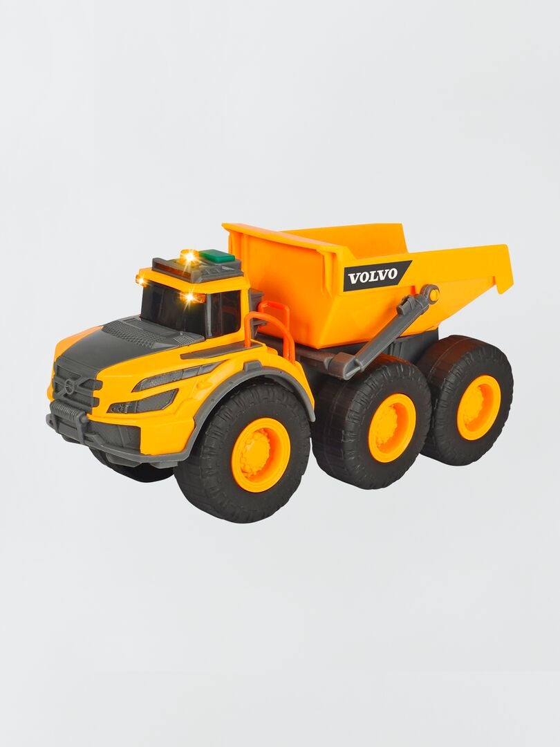 Dickie Toys brandweerwagen - Grijs/Geel