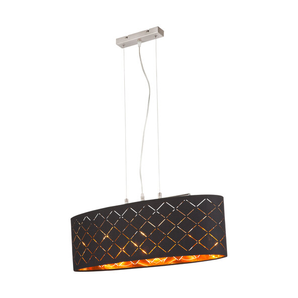Hanglamp 15229H2LM, inclusief 3 lampen