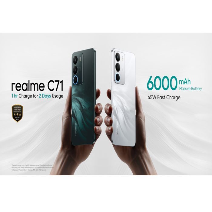 Realme C71 Verde – 6 GB de RAM, 128 GB de ROM (RMX5303)